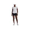 Under Armour Solid High-Waisted Slim Fit Two-In-One Casual Shorts Women Shorts Black 1377031-001