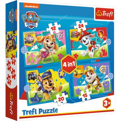34628 "4in1 (12, 15, 20,24) - Running Puppies / Viacom PAW Patrol