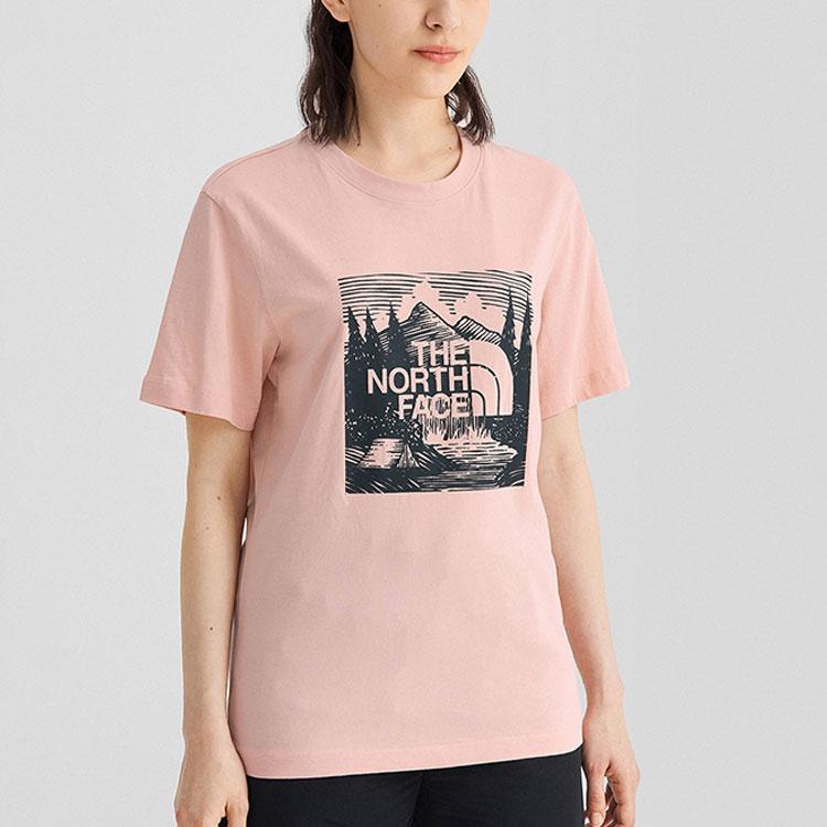 THE NORTH FACE SS22 T Shirt Unisex Pink NF0A7WAP-UBF