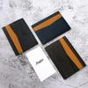 Plum Dot MA2 MA3 Calfskin Saffiano Simple Card Wallet