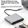 USB C To HDMI 3 In 1 Hub 60Hz Multi Port Adapter with Type C PD Charging for Laptop MacBook Pro