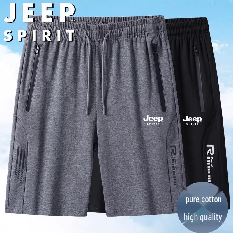 JEEP SPIRIT Men s Cotton Casual Shorts L