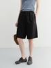 Deonseuteu Unisex Pajama Bermuda Shorts_Udpa6B122_Black