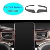 For Ford Explorer 2020-2022 Matte Wood Grain Central Console Air Outlet Trim 2pc