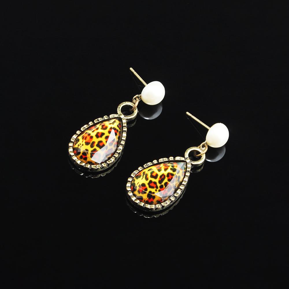 New Korean Heart Statement Drop Earrings  for Women Fashion Vintage Geometric Acrylic Dangle Hanging Earring Jewelry ear stu