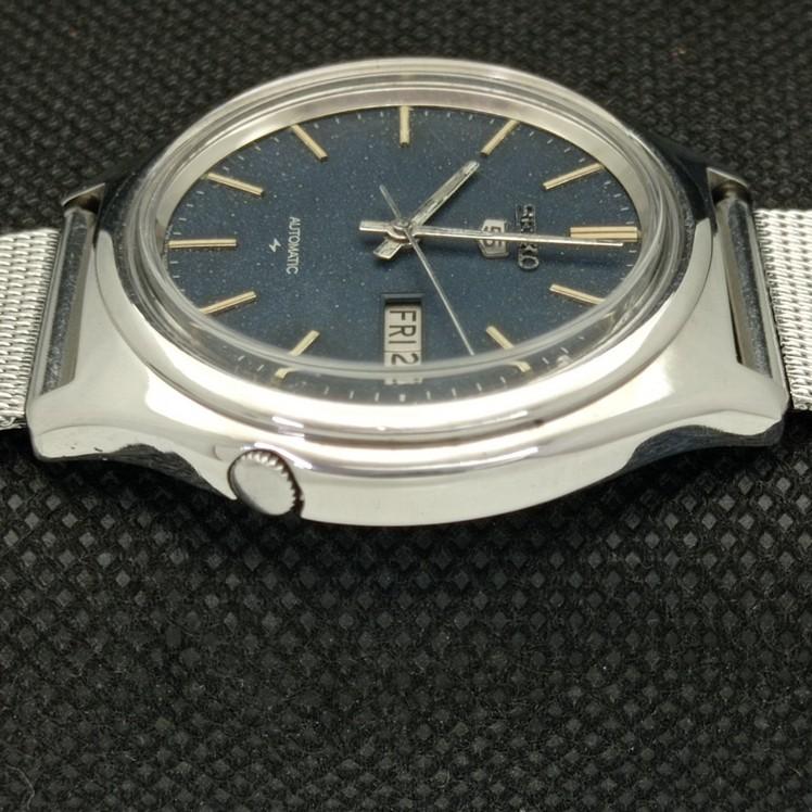 CEAS VINTAGE SECOND-HAND SEIKO 5 AUTOMATIC 7009A JAPONIA BĂRĂTESC CADRAN ORIGINAL a415719-2 SKU621d-a415719