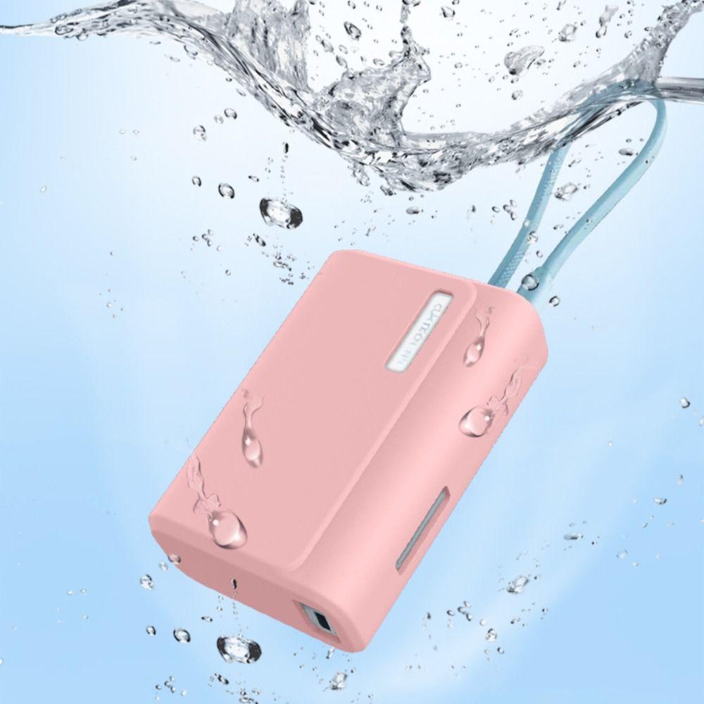 Silicone Portable Charger Protective Case Anti Drop with Lanyard Carrying Organizer Case Soft for CUKTECH CP13 10000mAh