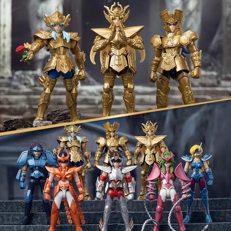 New Saint Seiya Galaxy Version Vol.4 Gold Zodiac Saga Assembly Action Figure Anime Collectible Model Toy Gifts
