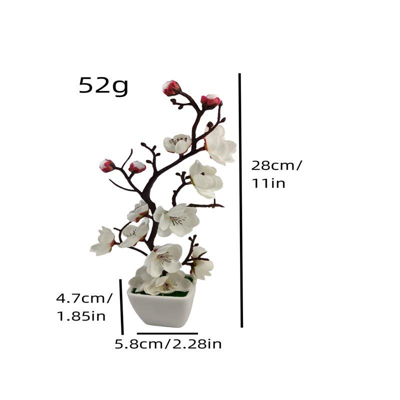 Double Vertical Pattern Pot Wintersweet Bonsai Artificial Plum Blossom Flowerpot Planting Flowerpot