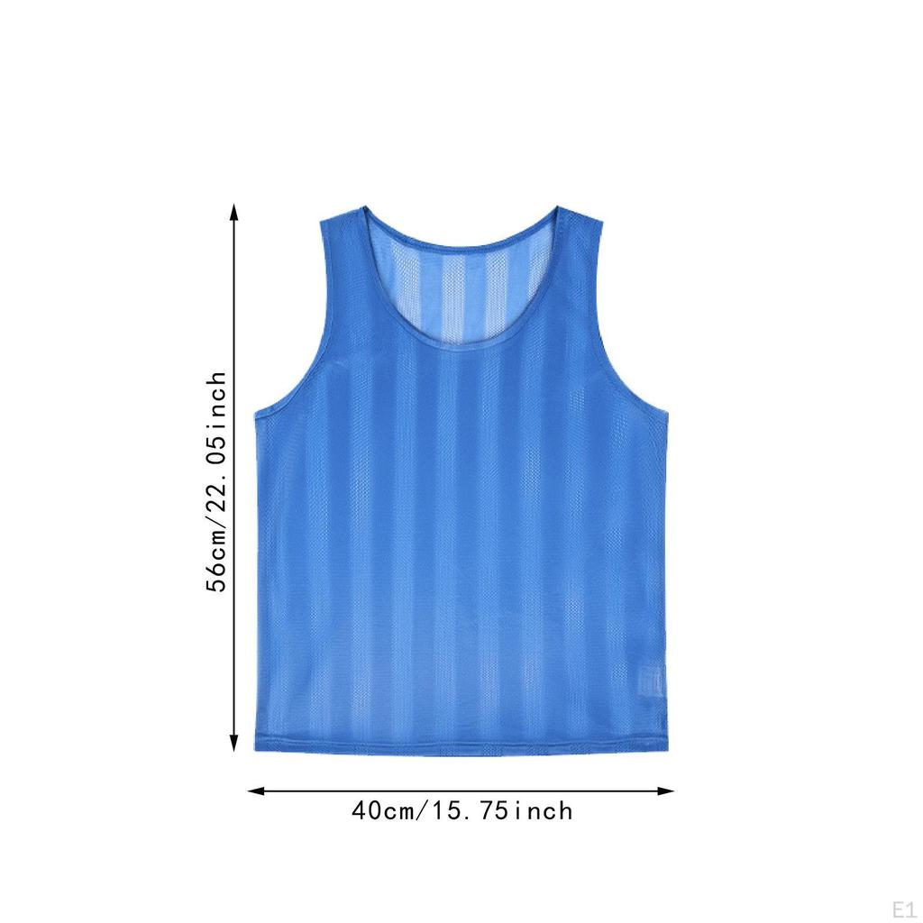 6 Football Pieces Soccer Vests Versatile Clothing Vestiles Elegant Activities