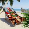 Festive Bears In Harmony Print Beach Towel, Quick Drying, Suitable for Travel, Outdoor Sports, Jogging, the Beach and Swimming, Gift