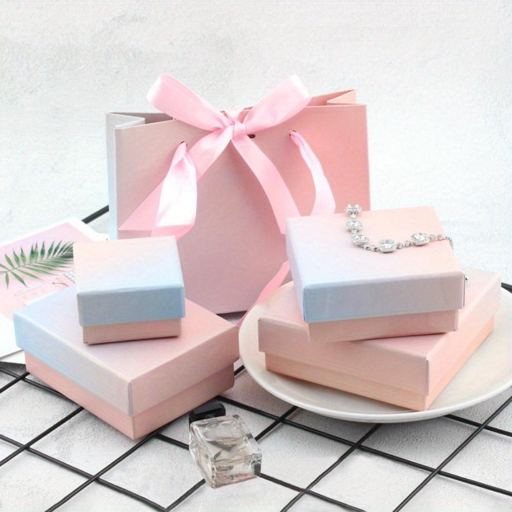 12pcs Jewelry Gift Boxes with Lids and Lined Jewelry Boxes Square Treat Boxes Gift Boxes for Earring Bracelet Necklace Rings Display Box Gift Wrap Box