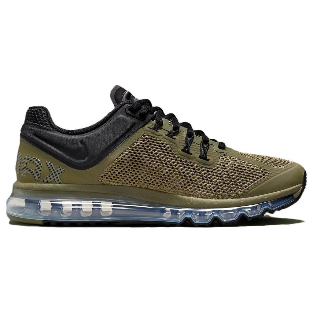 Nike Air Max 2013 Olive Black Men Sneakers Green Medium-Olive Metallic-Silver FZ3156-222