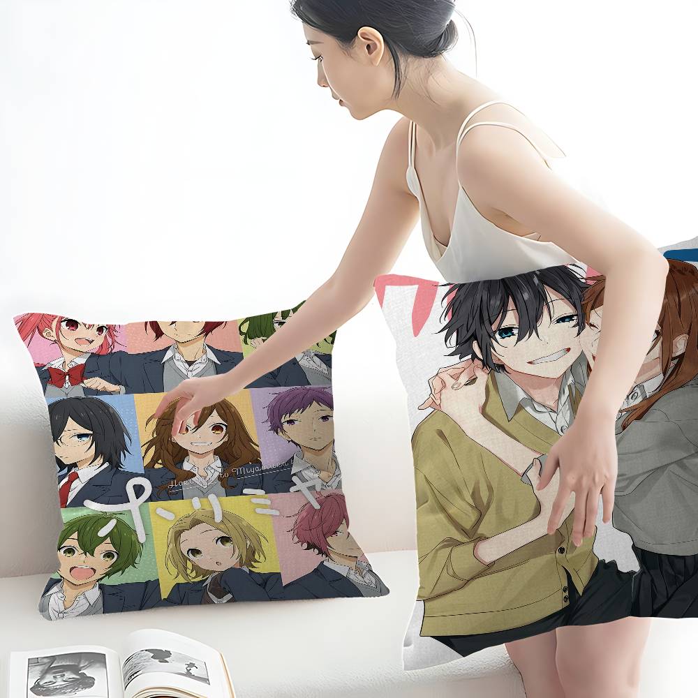 Anime Figure Horimiya Maple Design Cushion Cover Happy Autumn Harvest decor Holiday Decorati Pillow Cover