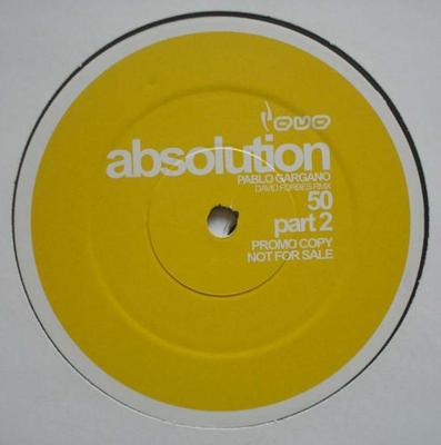 12inch Record PABLO GARGANO - Absolution EVE01050 Eve Records 2001 UK Dance & Electronica Used