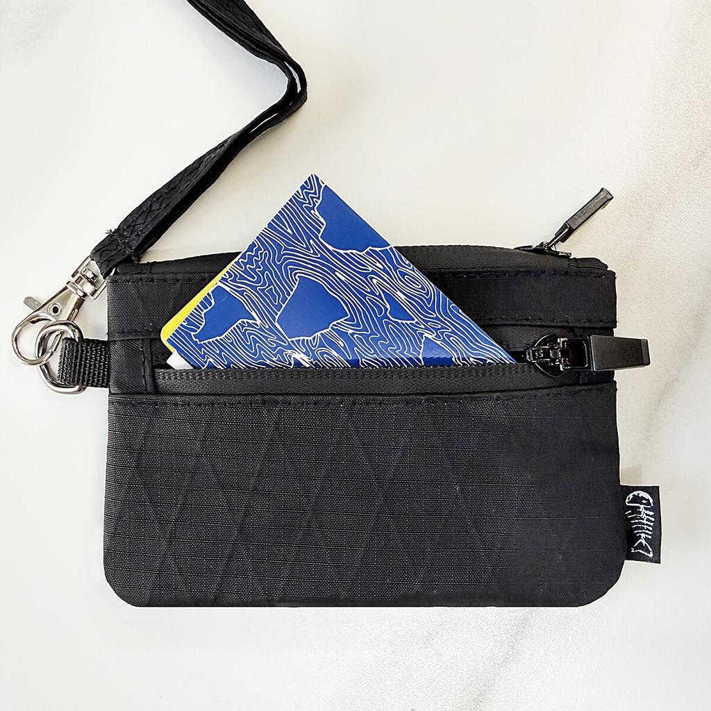 Lässiger Herren- und Damen-Mode-U-Bahn-Bus-Ausweishalter Outdoor-Sport-Schlüssel-Kleingeldfach Reißverschluss-Geldbörse Tragbare Tasche mit Lanyard