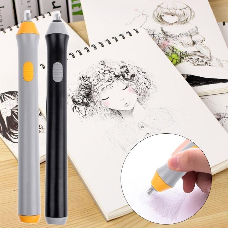 Electric Eraser Pencil Drawing Mechanical Cute Kneaded Erasers for Kids School Office Supplies