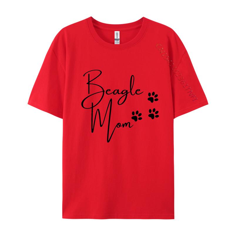 Beagle Mom Tshirt 100 Cotton Clothing Awesome Short Sleeve Tees Best Gift TShirt Luxury Clothing Casual S