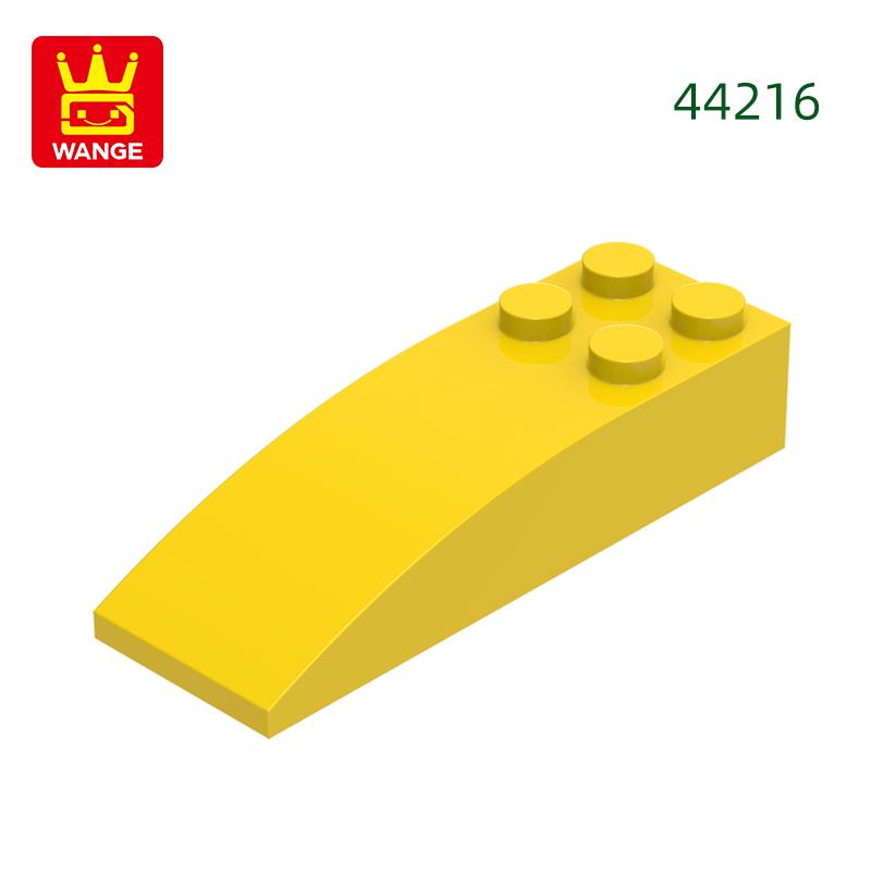 Non-Toxic 34Pcs/Lot No.44126 Curved 6 X 2 Block Moc Color Accessories Compatible With Curved Brick Diy Toys For Particle Brain Puzzle Toy