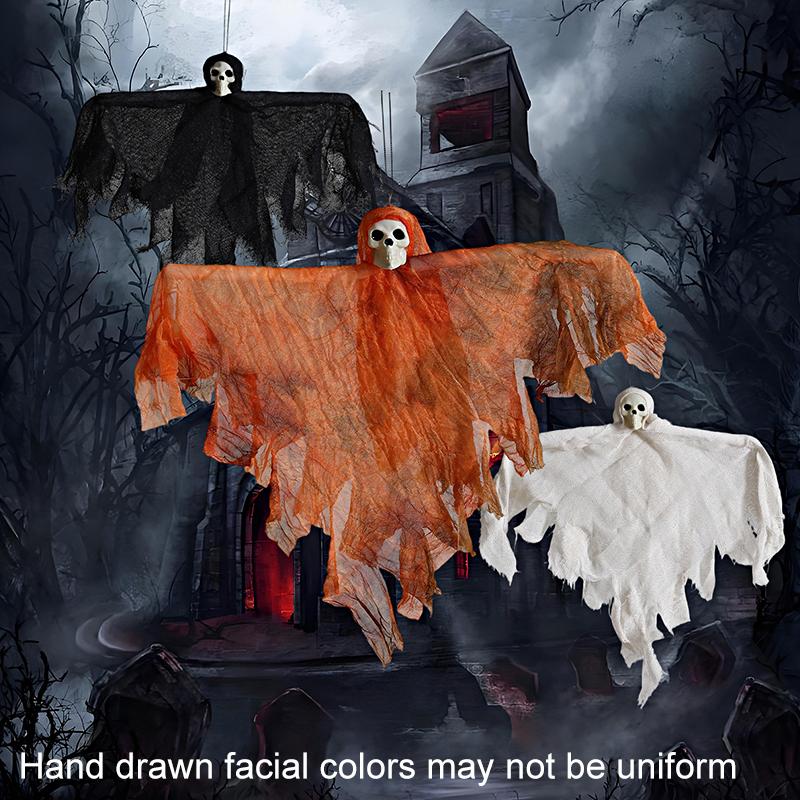 

Хэллоуин Марлевые Аранжировки Реквизит Искусственные Подвески-Привидения Настенные Украшения Пластиковые Праздничные Принадлежности 5 Стилей