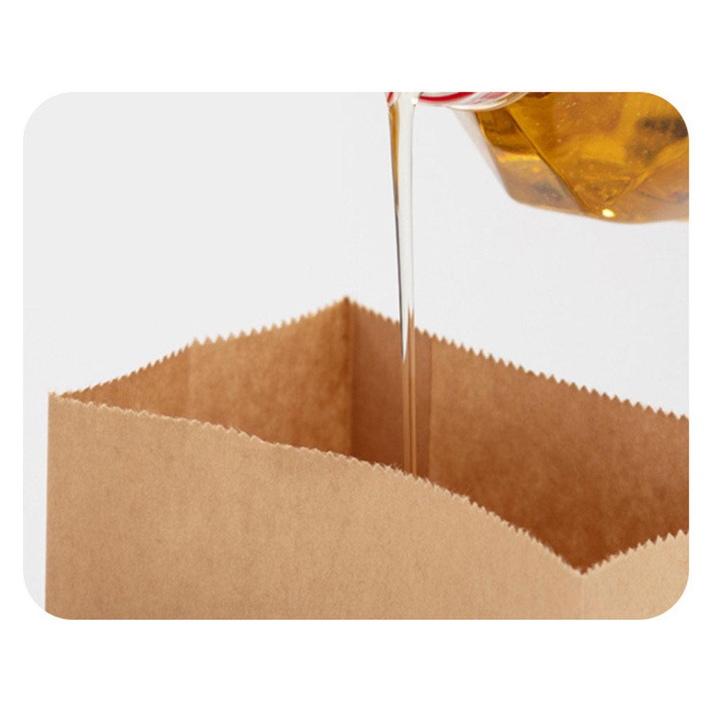 Toastbrot Aufbewahrungsbeutel Papier Ölfest Laib Tasche Kekse Keks Organisierbeutel Verpackung für Zuhause Bäckerei Restaurant