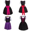 Charming German Dress Bavarian Dirndl Costume With Elegant Apron Decoration