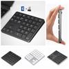 Rechargeable Wireless Keyboard 35 Keys Wireless Numeric Keypad Mini Digital Keypad  Laptop Notebook