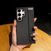 Samsung S26 Ultra/S25 Fabric Phone Case with Magnetic Strap Holder