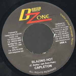 

7-дюймовая пластинка CAPLETON / MILITARY MAN - Blazing Hot / Ration NONE Danger Danga Zo 2004 Ямайка Регги, Ска и Даб Б/У