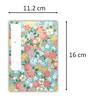 Kawasumi Washi Goshuincho Stamp 16 x Yuzen Hannari Cherry Floral (Shrine Book) 11.2cm, Washi, Blossom, Green-Purple