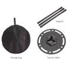Outdoor Aluminum Alloy Table Folding Round Table  Adjustable Height Small Folding Camping Table for Picnic Camp Travel
