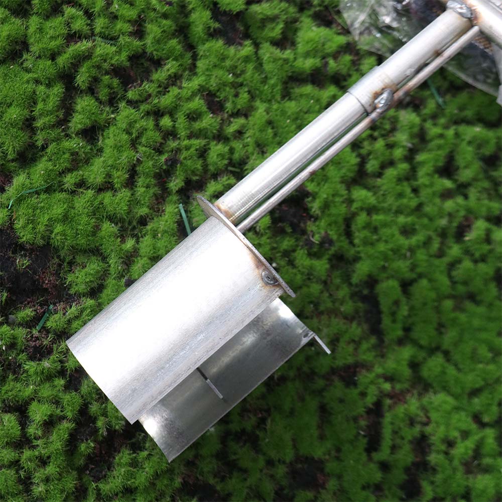 Stainless Steel Seedling Transplanter Handheld Durable Planting Tool Wear-resistant Soil Sampler For Plant and Fruit Tree