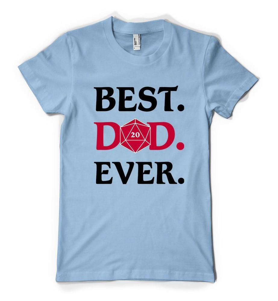 

Dungeon And Dragons Best Dad Ever Dice Gaming Father Personalised Adult T Shirt 2XL
