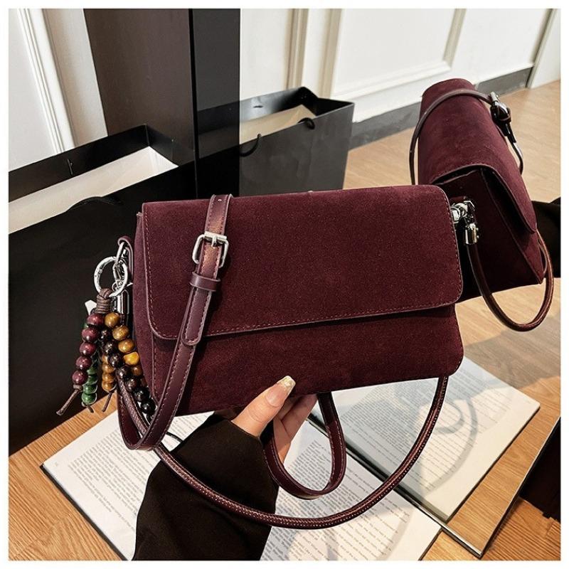 Fashionable Retro Bag, Crossbody Bag, Versatile Shoulder Bag, Small Square Bag for Underarm Commuting