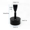 Black 2W Battery Portable LED Spot Lights for Jewelry Cabinet Lamp AAA Dry Battery Powered 3000K 6000K Table Desk On Spotlight