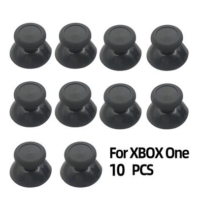 10pcs Replacement Analog Thumbstick Thumb Stick for Xbox One Controller Black Silicone Thumbstick Grips Caps Set
