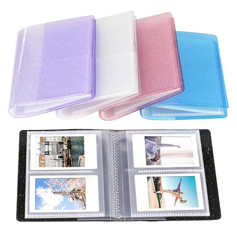 Trading Card Binder 64 Pockets Collection Album Holder Double Sided Folder Card Sleeve Carry Card Sleeve Organizer
