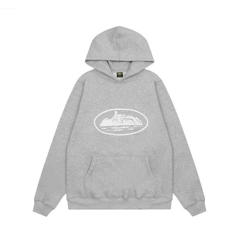 Mens Hooded Sweatshirt Jogger Pants Set Casual Streetwear Outfit Cotton Blend Long Sleeve Tracksuit Daily Wear