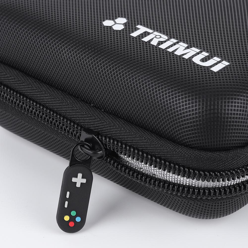 Hard Carrying Case Anti-scratch Travel Protective Case Tempered Glass Screen Protector for Trimui Brick Handheld Game Console