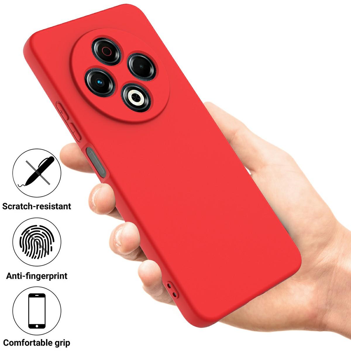 

For TECNO Spark 30 4G Case Liquid Silicone Phone Back Cover with Hand Strap Black