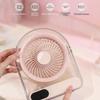 Silent USB Fan 5 Speed Mini Desk Cooling Fan Long Lasting Table Fan  Home Office Use