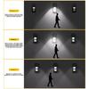 Solar Outdoor Light Yard Garden Fence Clip Lamp Home Waterproof Wall Light Motion Sensor Super Bright Lighting Street Lamp