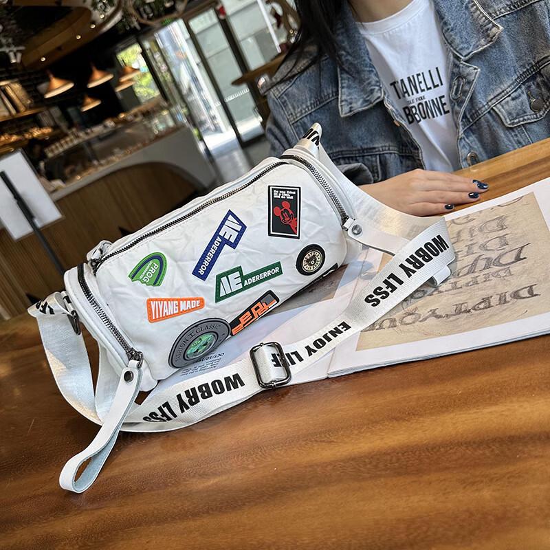 Стильная кросс-боди сумка Cool Traveler XDLM со складками и формой  бочонок One Size