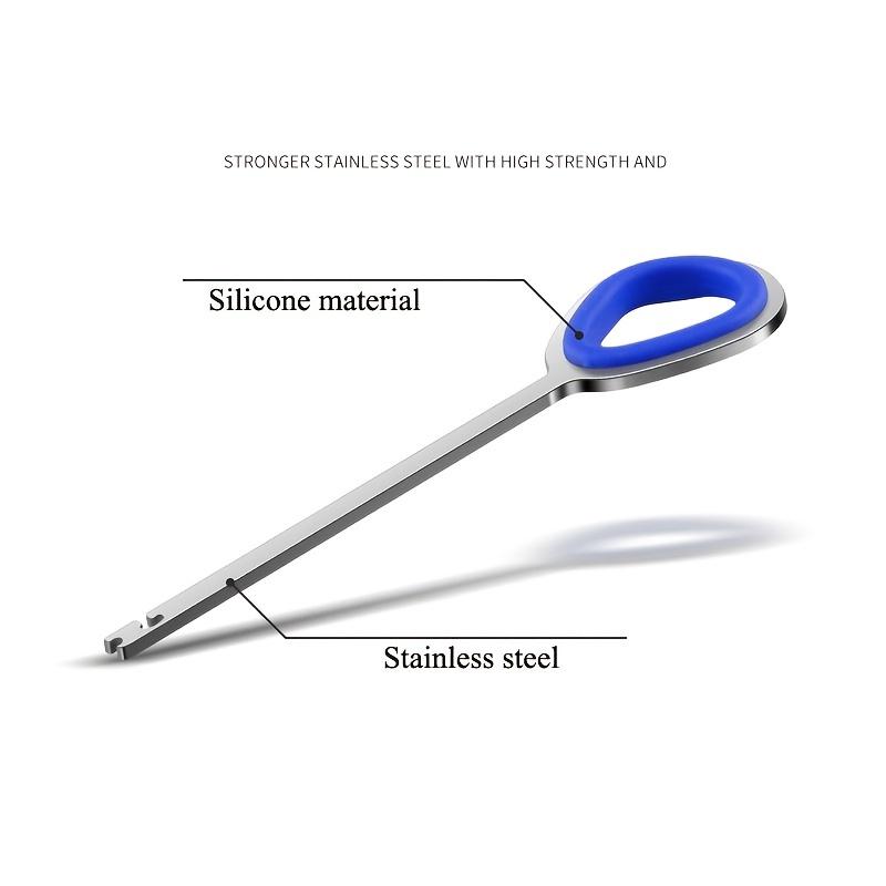 Compact Fishing Scissors with Line Cutter and Hook Remover | Ergonomic Black & Blue Handle,Fishing Accessories
