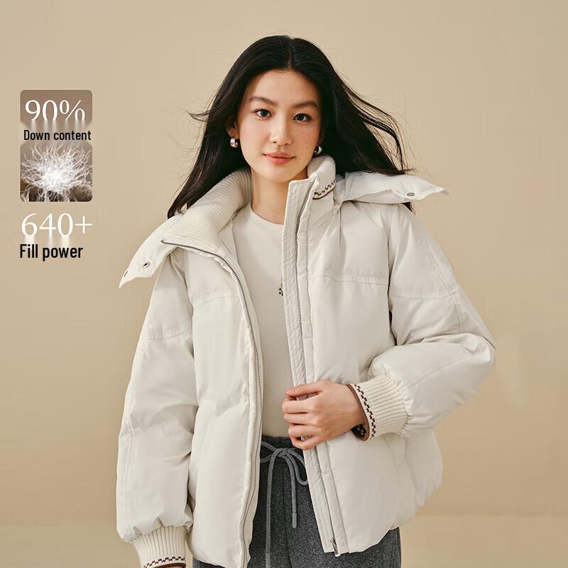 Inman Women's Fair Isle Jacquard Hooded Down Jacket