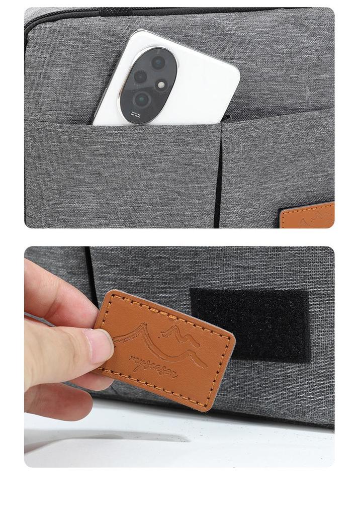 Insulated Solid Color Oxford Cloth Lunch Bag - Portable Bento Bag with Thickened Design and Crossbody Strap for Office Workers