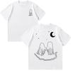 Deftones Rock Band Cotton Tee Deftones Ghosts Cream T-Shirt Hip-hop Rock Women Men Streetwear Fashionable Short-sleeved Clothing