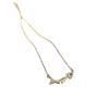 Fish Bone Necklace Female Cold Wind Slightly Inlaid Zircon Simple Design Versatile Valentine'S Day Gift