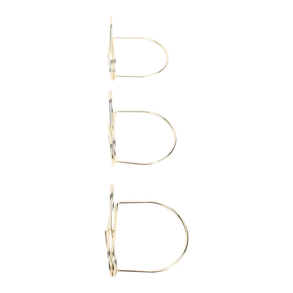 15PCS Table Number Holders Glasses Shape Multifunctional Slick Finish Iron Wire Picture Holder