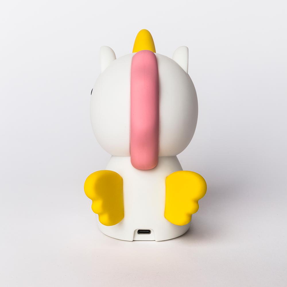 Bedroom Children's Sleep Light Cartoon Lamps, Silicone Bedside Lamp Charging Induction Table Lamp LED Small Night Lamp